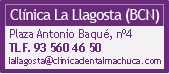 Clínica La Llagosta | Plaza Antonio Baqué, nº4 | TLF. 93 560 46 50 | lallagosta@clinicadentalmachuca.com